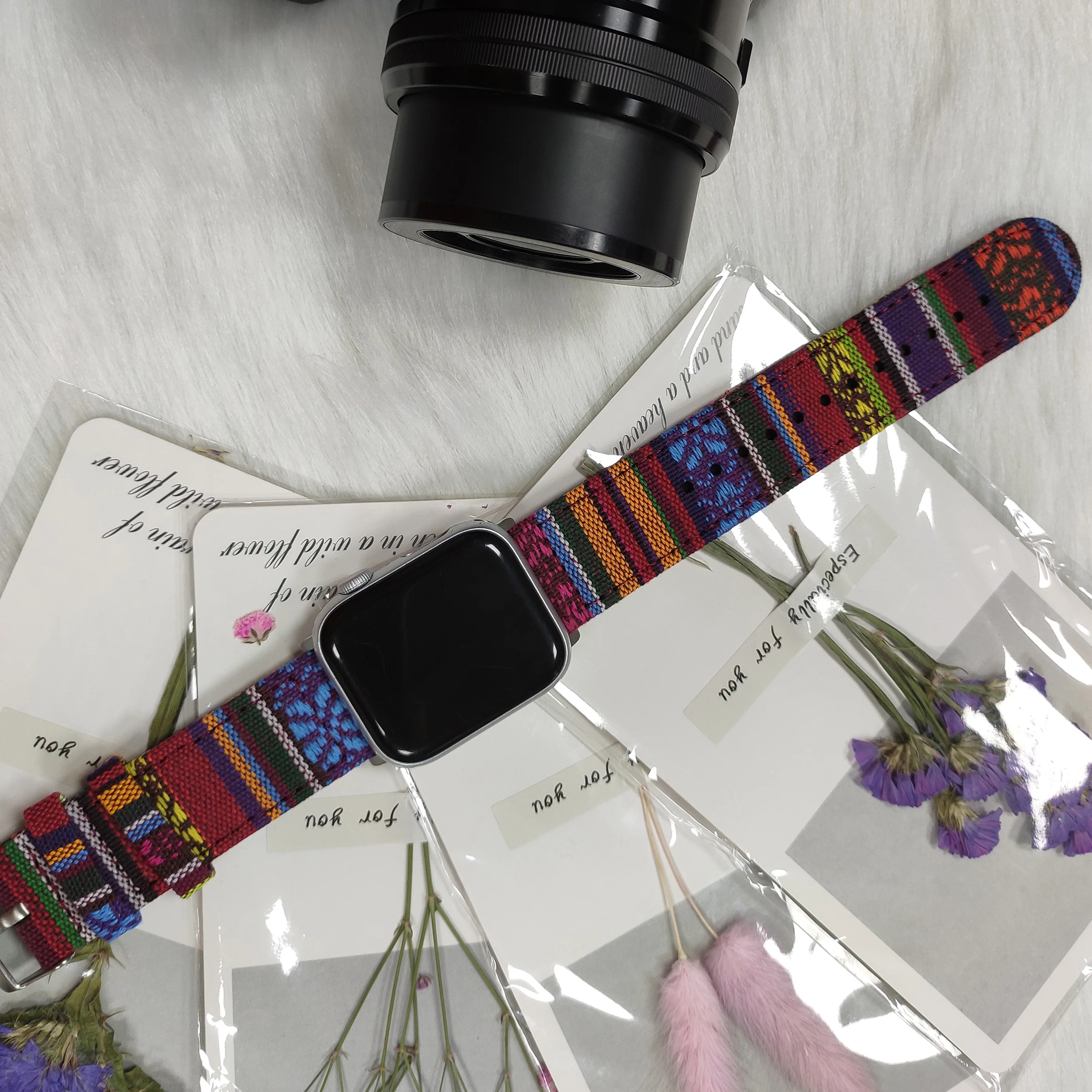 National Wind For Apple Watch Eastar Woven Nylon Band Watchband Band Nylon Bracelet For Apple Watch 38mm 44mm 
National Wind For Apple Watch Eastar Woven Nylon Band Watchband Band Nylon Bracelet For Apple Watch 38mm 44mm