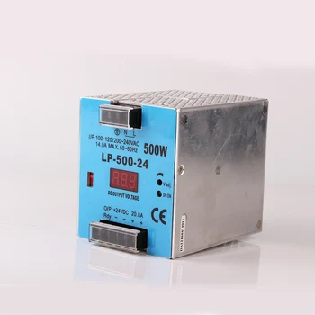 LP-500 Din Rail Power Supply 12V 24V 500W Single Output Digital Display Guide Rail Switching Power Supply 110/220VAC 
LP-500 Din Rail Power Supply 12V 24V 500W Single Output Digital Display Guide Rail Switching Power Supply 110/220VAC