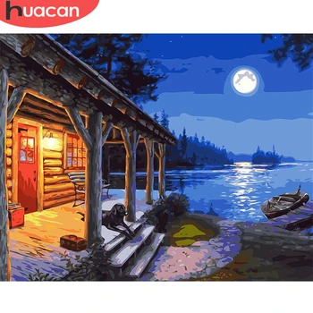 HUACAN Oil Painting By Numbers Landscape Handpainted Home Decoration Picture By Numbers Night Digital Painting Canvas
HUACAN Oil Painting By Numbers Landscape Handpainted Home Decoration Picture By Numbers Night Digital Painting Canvas