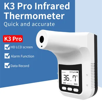 K3 PRO Wall-mounted fixed Multifunction Non-Contact Infrared Temperature Measurement Forehead Thermometer Fever Alarm термометр
K3 PRO Wall-mounted fixed Multifunction Non-Contact Infrared Temperature Measurement Forehead Thermometer Fever Alarm термометр