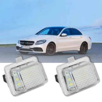 2Pcs Car License Plate Light for Mercedes-Benz W204/W212/W216/W221/W207 18 Led White Rear License Tag Lights
2Pcs Car License Plate Light for Mercedes-Benz W204/W212/W216/W221/W207 18 Led White Rear License Tag Lights