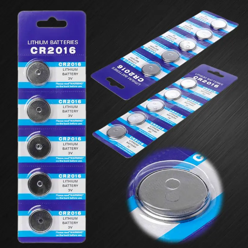 5PCS Button Battery CR2016 3V Lithium Cell Coin Batteries LM2016 BR2016 DL2016 Watch Electronic Promotion Toy Remote WXTB
5PCS Button Battery CR2016 3V Lithium Cell Coin Batteries LM2016 BR2016 DL2016 Watch Electronic Promotion Toy Remote WXTB