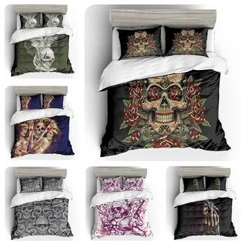US Drop Shipping 3D Bedding Set Skull Bed Linen Set Bedclothes Set 2020 Bed EU Au Black Gift Cover New Queen Halloween Set Duvet
US Drop Shipping 3D Bedding Set Skull Bed Linen Set Bedclothes Set 2020 Bed EU Au Black Gift Cover New Queen Halloween Set Duvet