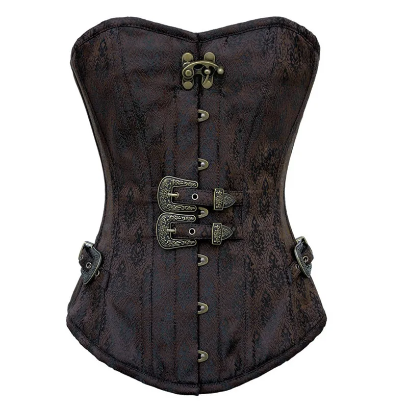Sexy Gothic Lingerie Bustiers Classic Strong Goth Steampunk Bondage Top Punk Corsets Embroidered Short Waist Trainer Corset
Sexy Gothic Lingerie Bustiers Classic Strong Goth Steampunk Bondage Top Punk Corsets Embroidered Short Waist Trainer Corset