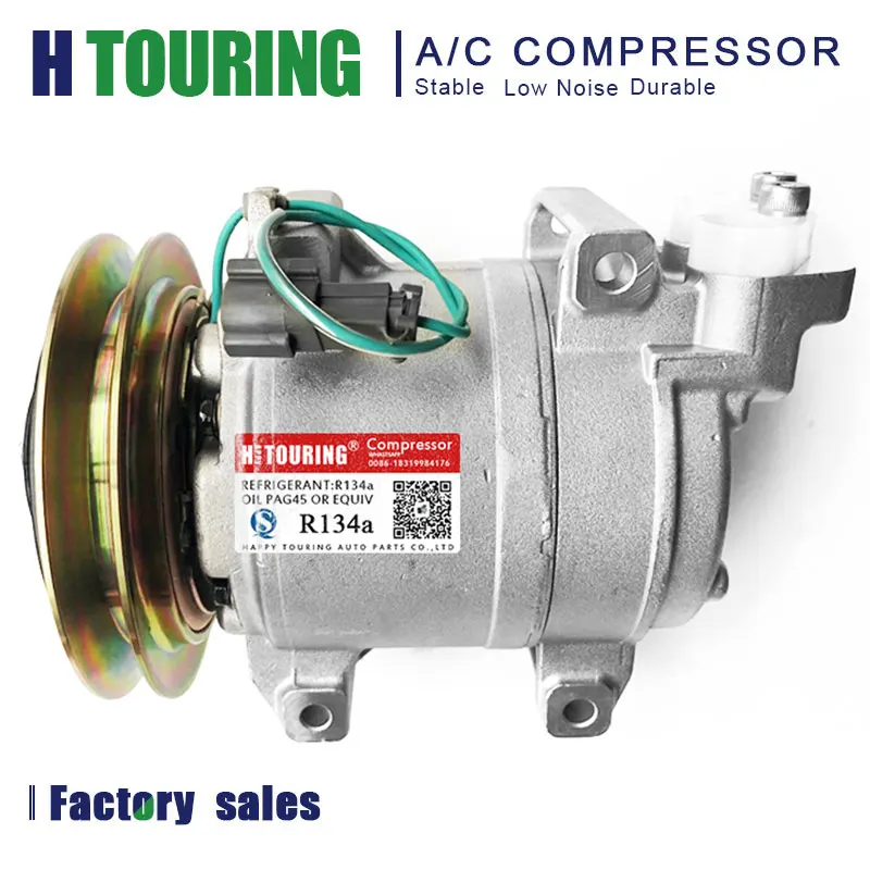 

Air Conditioner AC Compressor For Hitachi Crane / John Deere DKS15D 506012-2330 506211-7930 5060122330 5062117930 787B244279 24V