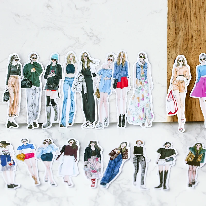 26Pcs/Bag Cute Fashion Girl Daily Life Sticker DIY Craft Scrapbooking Album Junk Journal Happy Planner Decorative Stickers
26Pcs/Bag Cute Fashion Girl Daily Life Sticker DIY Craft Scrapbooking Album Junk Journal Happy Planner Decorative Stickers