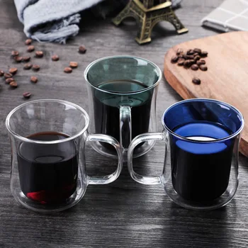 3 Styles Double-Layer Glass 250ml Beer Wine Glass Cup Coffee Cup Tea Milk Cold Fruit Juice Mug Drinkware Green Blue Liner Cup
3 Styles Double-Layer Glass 250ml Beer Wine Glass Cup Coffee Cup Tea Milk Cold Fruit Juice Mug Drinkware Green Blue Liner Cup