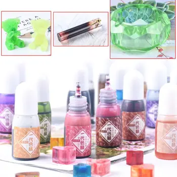 UV Resin Pigment DIY Epoxy Resin Crafts 20 Colors High Concentration Colorant Jewelry Making Ink Painting Effect Findings Transp
UV Resin Pigment DIY Epoxy Resin Crafts 20 Colors High Concentration Colorant Jewelry Making Ink Painting Effect Findings Transp