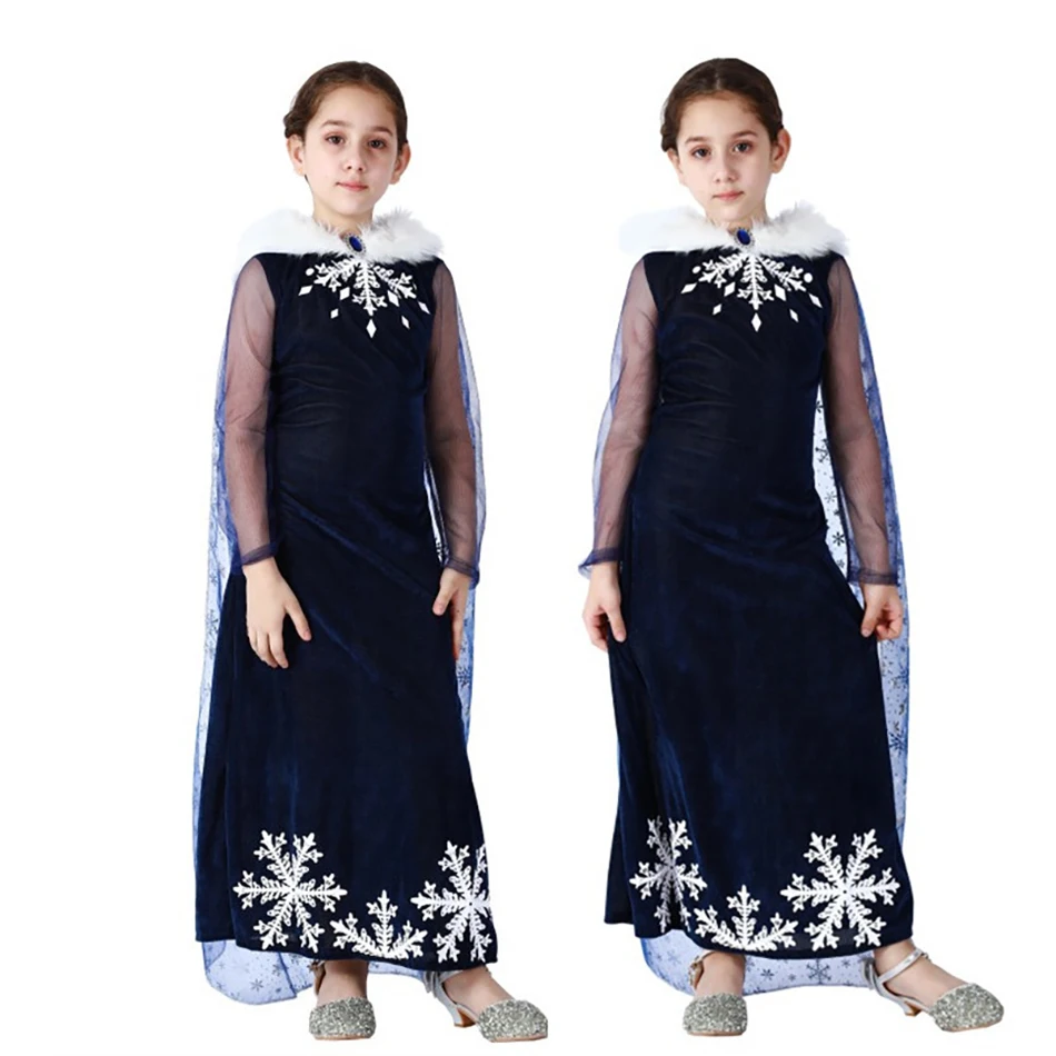 Disney Princess Elsa Winter Dress Girls Long Sleeve Frozen 2 Halloween Costume Children Snow Queen Birthday Princess Dress
Disney Princess Elsa Winter Dress Girls Long Sleeve Frozen 2 Halloween Costume Children Snow Queen Birthday Princess Dress