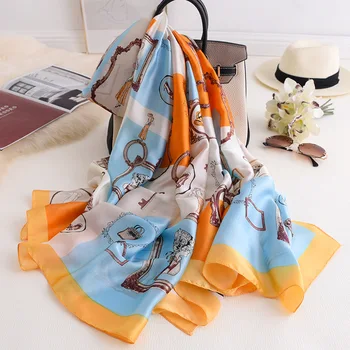 2020 Spring and summer lady female beach Headband muffler Women Flower Silk scarf Fashion print Shawl Superior quality scarves
2020 Spring and summer lady female beach Headband muffler Women Flower Silk scarf Fashion print Shawl Superior quality scarves