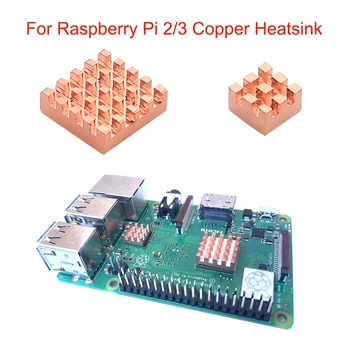 Heat Sink Metal Copper Heatsink Passive Cooling Pad Heat Dissipation Radiator for Raspberry Pi 2 3
Heat Sink Metal Copper Heatsink Passive Cooling Pad Heat Dissipation Radiator for Raspberry Pi 2 3