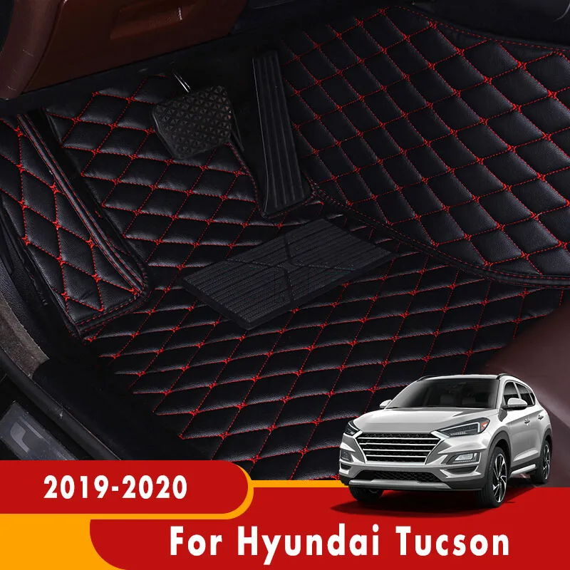 Автомобильные напольные коврики для Hyundai Tucson 2019 2020 аксессуары интерьера