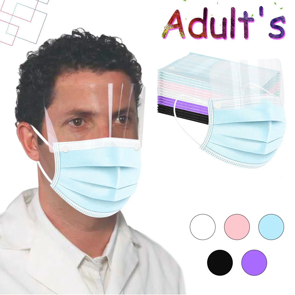 20pc Colorful Disposable Face Masks Non-woven Earloop 3 Layer Ply Filter Face Mask Adult Fashion Mascarilla Halloween Cosplay
20pc Colorful Disposable Face Masks Non-woven Earloop 3 Layer Ply Filter Face Mask Adult Fashion Mascarilla Halloween Cosplay