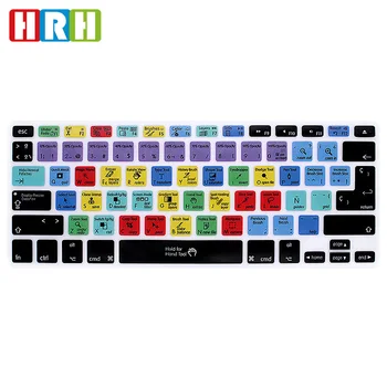 

HRH Photoshop PS Spanish Hotkey Shortcuts Silicone Keyboard Cover Protector Keypad Skin For Mac Air Pro Retina 13"15"EU/US