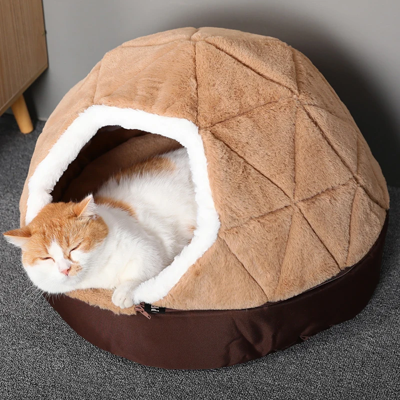New Warm Cat Bed House Bed for cat puppy Disassemblability Windproof Pet Puppy Nest Shell Hiding Burger Bun for Winter Bed
New Warm Cat Bed House Bed for cat puppy Disassemblability Windproof Pet Puppy Nest Shell Hiding Burger Bun for Winter Bed