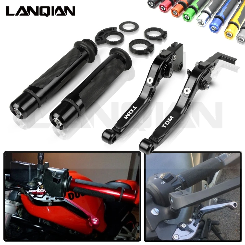 For Yamaha TDM 900 Motorcycle CNC Brake Clutch Lever & 7/8 22MM Handlebar Grips TDM900 2004-2015 2011 2012 2013 2014 Accessories
For Yamaha TDM 900 Motorcycle CNC Brake Clutch Lever & 7/8 22MM Handlebar Grips TDM900 2004-2015 2011 2012 2013 2014 Accessories