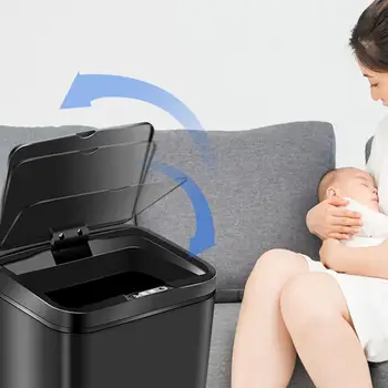 Automatic Induction Sensor Dustbin Kitchen Waste Bin Rubbish Trash Garbage Can Home smart automatic induction/Press trash can
Automatic Induction Sensor Dustbin Kitchen Waste Bin Rubbish Trash Garbage Can Home smart automatic induction/Press trash can
