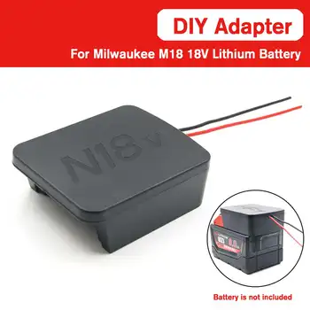 LEORYA Li-ion Battery DIY Adapter For Milwaukee M18 18V Lithium Battery Convert the Battery to DIY Cable Output
LEORYA Li-ion Battery DIY Adapter For Milwaukee M18 18V Lithium Battery Convert the Battery to DIY Cable Output