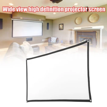 New Folding Projector Curtain Anti-light Screen Home Outdoor Office Portable 3D HD Projector Screen DOM668
New Folding Projector Curtain Anti-light Screen Home Outdoor Office Portable 3D HD Projector Screen DOM668