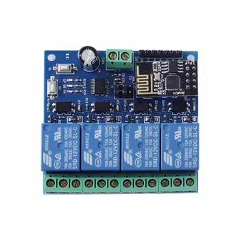ESP8266 12V WiFi Relay Internet of Things Smart Home Mobile APP Remote Control Switch Four
ESP8266 12V WiFi Relay Internet of Things Smart Home Mobile APP Remote Control Switch Four