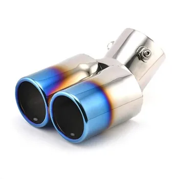 Twin Curved Tailpipe Car Exhaust Muffler Pipe For Chevrolet Cruze Aveo Ford Focus 2 3 Kia Rio 2 K2 Mazda 6 Peugeot 207 307 408
Twin Curved Tailpipe Car Exhaust Muffler Pipe For Chevrolet Cruze Aveo Ford Focus 2 3 Kia Rio 2 K2 Mazda 6 Peugeot 207 307 408
