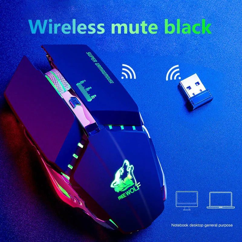 Profession Wireless Gaming Mouse 6 Buttons 800/1200/1600 DPI LED Optical USB Computer Mouse Gamer Mice Game Mouse Silent Mouse
Profession Wireless Gaming Mouse 6 Buttons 800/1200/1600 DPI LED Optical USB Computer Mouse Gamer Mice Game Mouse Silent Mouse