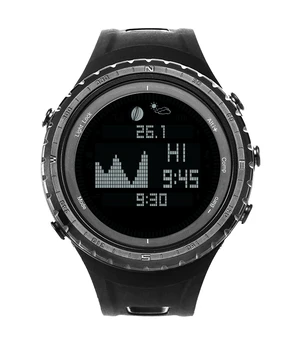 SUNROAD TIDE Digital Pedometer Compass Altimeter Barometer Men Watch Thermometer Waterproof Air Pressure Trend Men Wristwatch
SUNROAD TIDE Digital Pedometer Compass Altimeter Barometer Men Watch Thermometer Waterproof Air Pressure Trend Men Wristwatch
