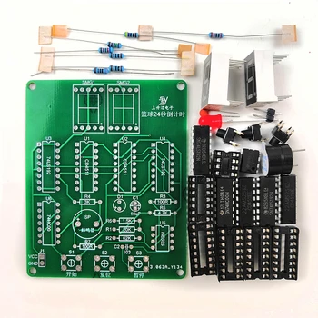 24-second Basketball Game Countdown Circuit Introduction to Digital Circuit Basics Electronic Production Training Teaching Kit
24-second Basketball Game Countdown Circuit Introduction to Digital Circuit Basics Electronic Production Training Teaching Kit