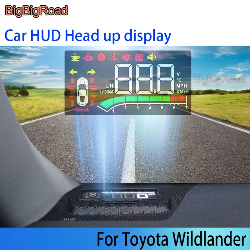 BigBigRoad Автомобильный авто дисплей HUD HD проектор экран сверхскоростной сигнал тревоги Детектор для Toyota landlander 2020
BigBigRoad Автомобильный авто дисплей HUD HD проектор экран сверхскоростной сигнал тревоги Детектор для Toyota landlander 2020