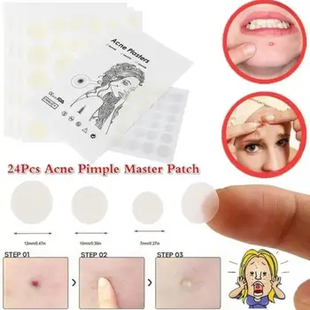 24pcs Hydrocolloid Acne Invisible Pimple Master Patch Skin Tag Removal Patch Pimple Blackhead Blemish Removers Facial Care Tool
24pcs Hydrocolloid Acne Invisible Pimple Master Patch Skin Tag Removal Patch Pimple Blackhead Blemish Removers Facial Care Tool