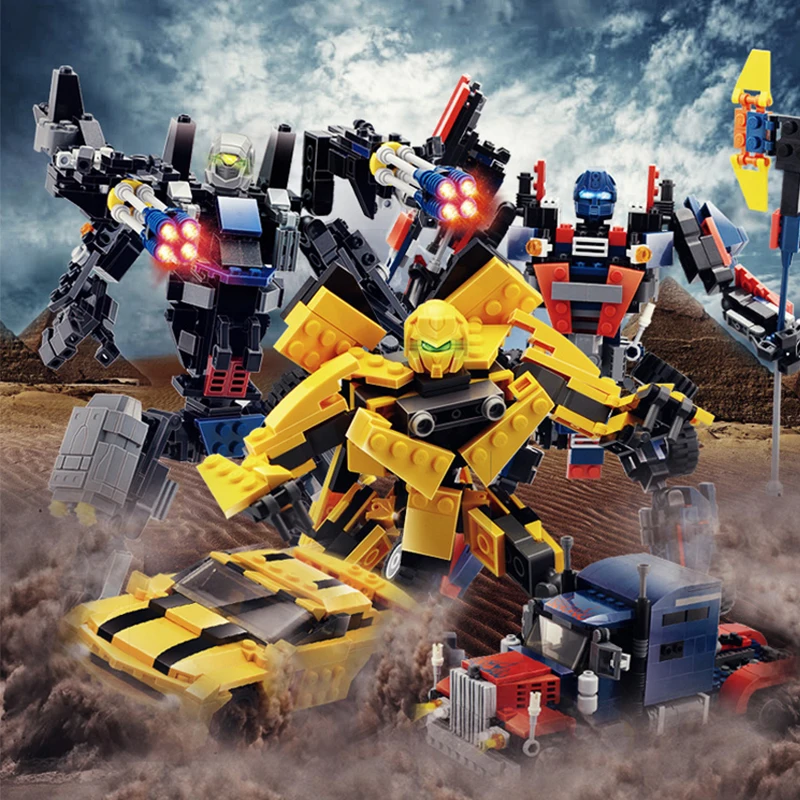 2 In 1 Transformation Building Blocks Mecha Robot Series Military Vehicle Dragon Sport Car Brick GUDI Compatible legoed Toy
2 In 1 Transformation Building Blocks Mecha Robot Series Military Vehicle Dragon Sport Car Brick GUDI Compatible legoed Toy