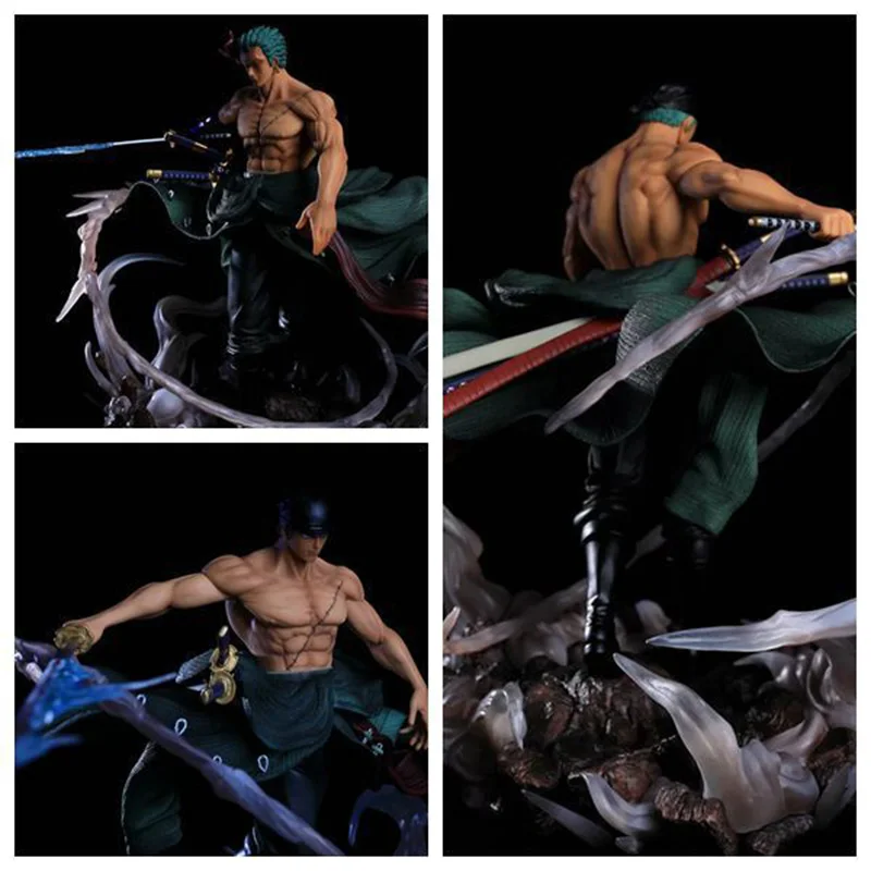 29cm ONE PIECE Roronoa Zoro Action Figure Anime Three Knife Flow Double Head PVC Collection Model Dolls Toys for Boys Gifts
29cm ONE PIECE Roronoa Zoro Action Figure Anime Three Knife Flow Double Head PVC Collection Model Dolls Toys for Boys Gifts