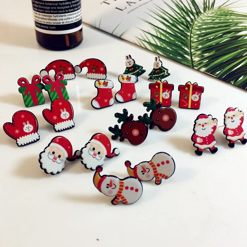 2020 new Fashion Exaggerated Snowman Elk Cane Christmas Earrings Women's Cute Cartoon Christmas Jewelry Accessories
2020 new Fashion Exaggerated Snowman Elk Cane Christmas Earrings Women's Cute Cartoon Christmas Jewelry Accessories