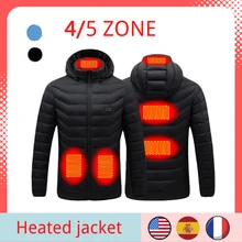 5 Areas Heated Jackets USB Charge Winter Outdoor Electric Heating Jackets Warm Thermal Coat for Men Women High Quality
5 Areas Heated Jackets USB Charge Winter Outdoor Electric Heating Jackets Warm Thermal Coat for Men Women High Quality