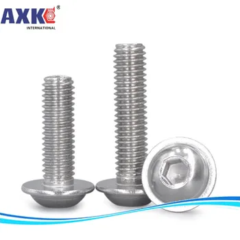 20Pcs M3 M4 M5 M6 304 Stainless Steel Half Round button Flange Head with Washer Inner Hex Socket allen Screws Bolt
20Pcs M3 M4 M5 M6 304 Stainless Steel Half Round button Flange Head with Washer Inner Hex Socket allen Screws Bolt