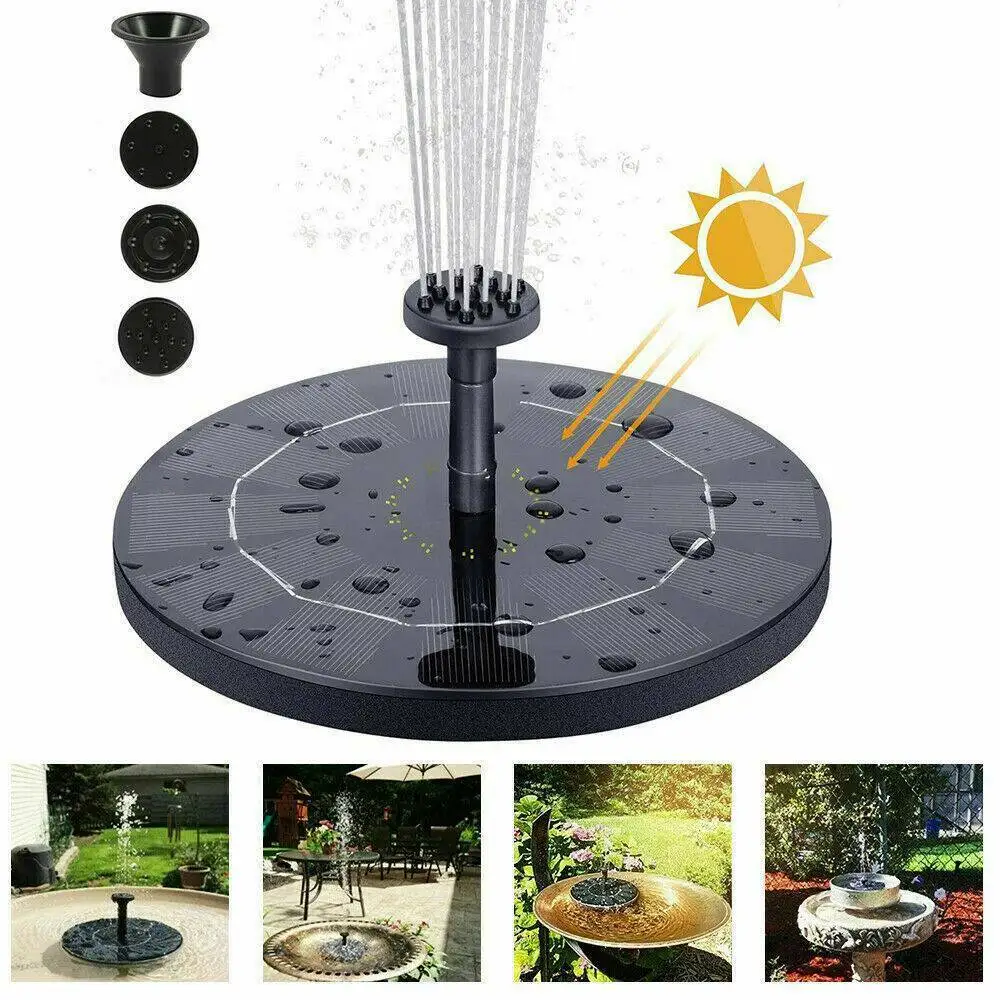 Floating Solar Fountain Pump Garden Water Fountain Pool Pond Pump Solar Panel Powered Fountain Water Pump Garden Decoration
Floating Solar Fountain Pump Garden Water Fountain Pool Pond Pump Solar Panel Powered Fountain Water Pump Garden Decoration