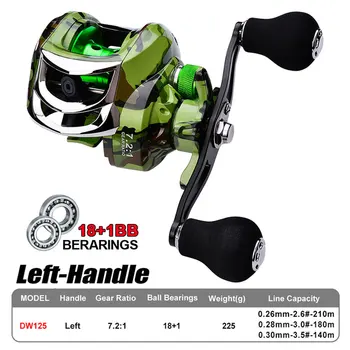 JOYMODE Fishing Reel Outdoor Metal Fishing Reel 18+1 BB Right / Left Hand Water Drop Wheel 7.2:1 Baitcasting Fishing Reel
JOYMODE Fishing Reel Outdoor Metal Fishing Reel 18+1 BB Right / Left Hand Water Drop Wheel 7.2:1 Baitcasting Fishing Reel