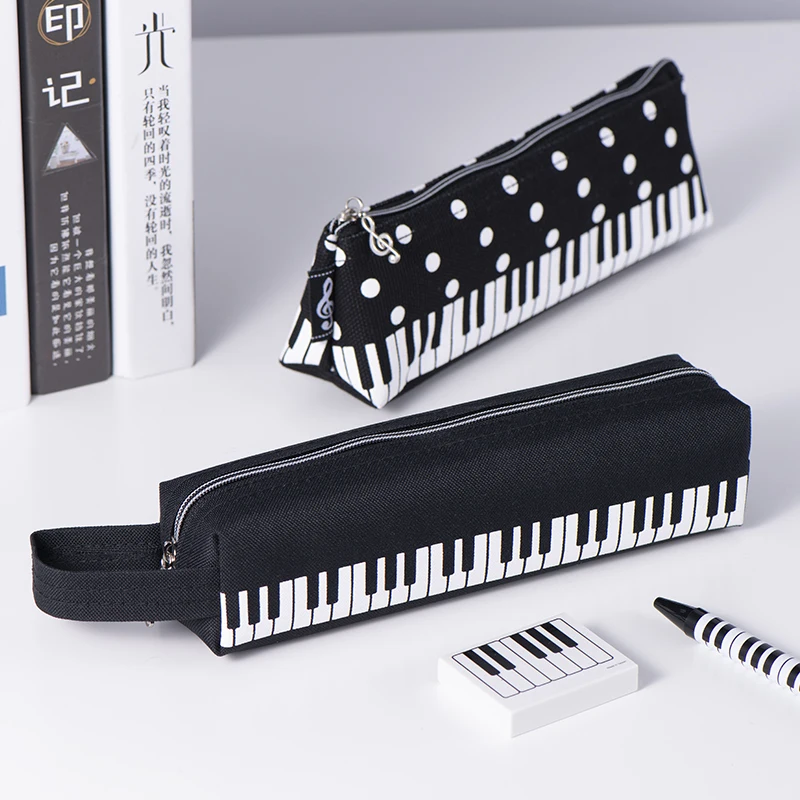 1PC Kawaii Music Pencil Case Piano Keyboard Large Capacity Square Canvas Pencil Pouch Bag Student Stationery Office School Gifts
1PC Kawaii Music Pencil Case Piano Keyboard Large Capacity Square Canvas Pencil Pouch Bag Student Stationery Office School Gifts