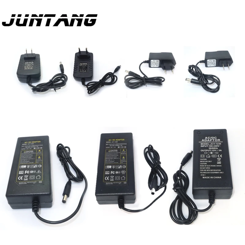 JUNTANG Universal Power Switch LED Driver AC 100-240V to DC 5V 12V 24V Power Adapter 1A 2A 3A 5A 6ACharger Plug
JUNTANG Universal Power Switch LED Driver AC 100-240V to DC 5V 12V 24V Power Adapter 1A 2A 3A 5A 6ACharger Plug