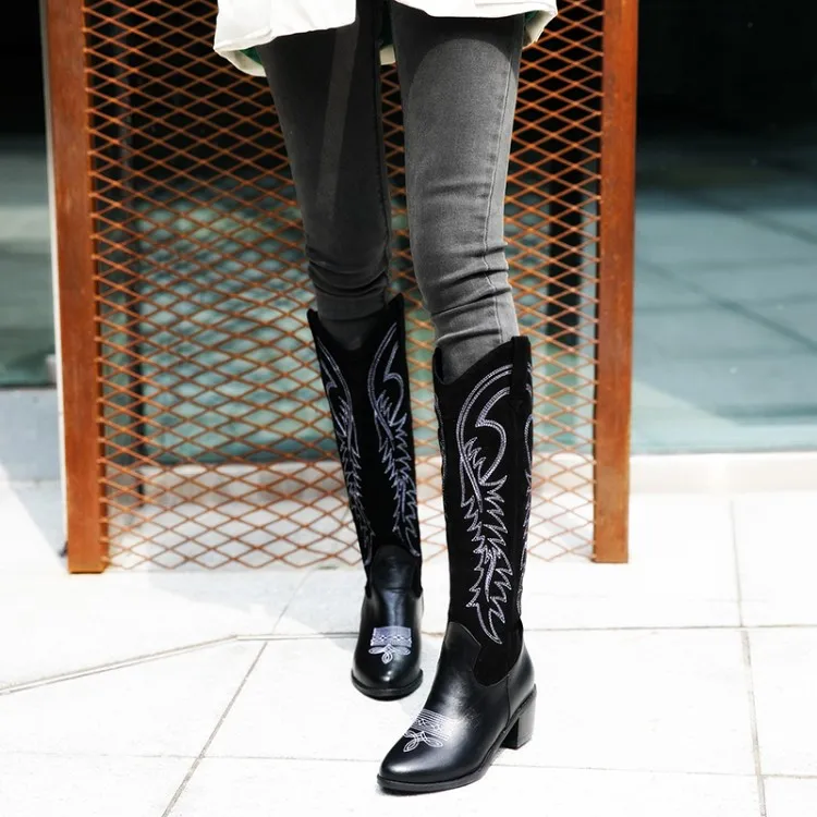 Classic Mixed Colors PU Leather Cowboy Ankle Boots Women Wedge High Heel Booties Snake Print Western Cowgirl Boot 2019 Female
Classic Mixed Colors PU Leather Cowboy Ankle Boots Women Wedge High Heel Booties Snake Print Western Cowgirl Boot 2019 Female