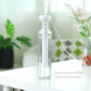 ELOOLE USB Portable Air Humidifier Diamond Bottle Aroma Diffuser Mist Maker For Home Office Humidification Detachable
ELOOLE USB Portable Air Humidifier Diamond Bottle Aroma Diffuser Mist Maker For Home Office Humidification Detachable