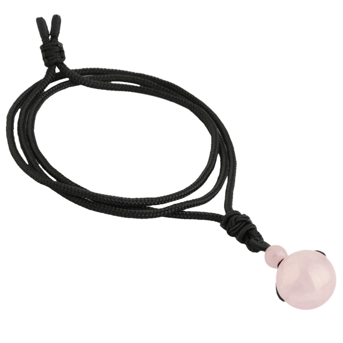 Natural Crystal Stone Round Beads Pendant Necklace With Adjustable Chain For Men Women Jewelry 
Natural Crystal Stone Round Beads Pendant Necklace With Adjustable Chain For Men Women Jewelry