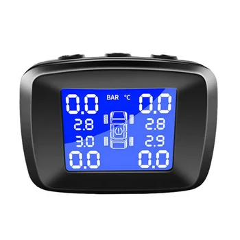 Wireless Smart Car Tire Pressure Monitoring System Monitor Sensor Solar Wireless Alarm Systems With 4 External Sensors Kit
Wireless Smart Car Tire Pressure Monitoring System Monitor Sensor Solar Wireless Alarm Systems With 4 External Sensors Kit