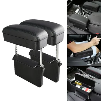 2 PCS Universal Car Leather Wrapped Armrest Box Cushion Car Armrest Box Mat with Storage Box Elbow Support Adjustable
2 PCS Universal Car Leather Wrapped Armrest Box Cushion Car Armrest Box Mat with Storage Box Elbow Support Adjustable