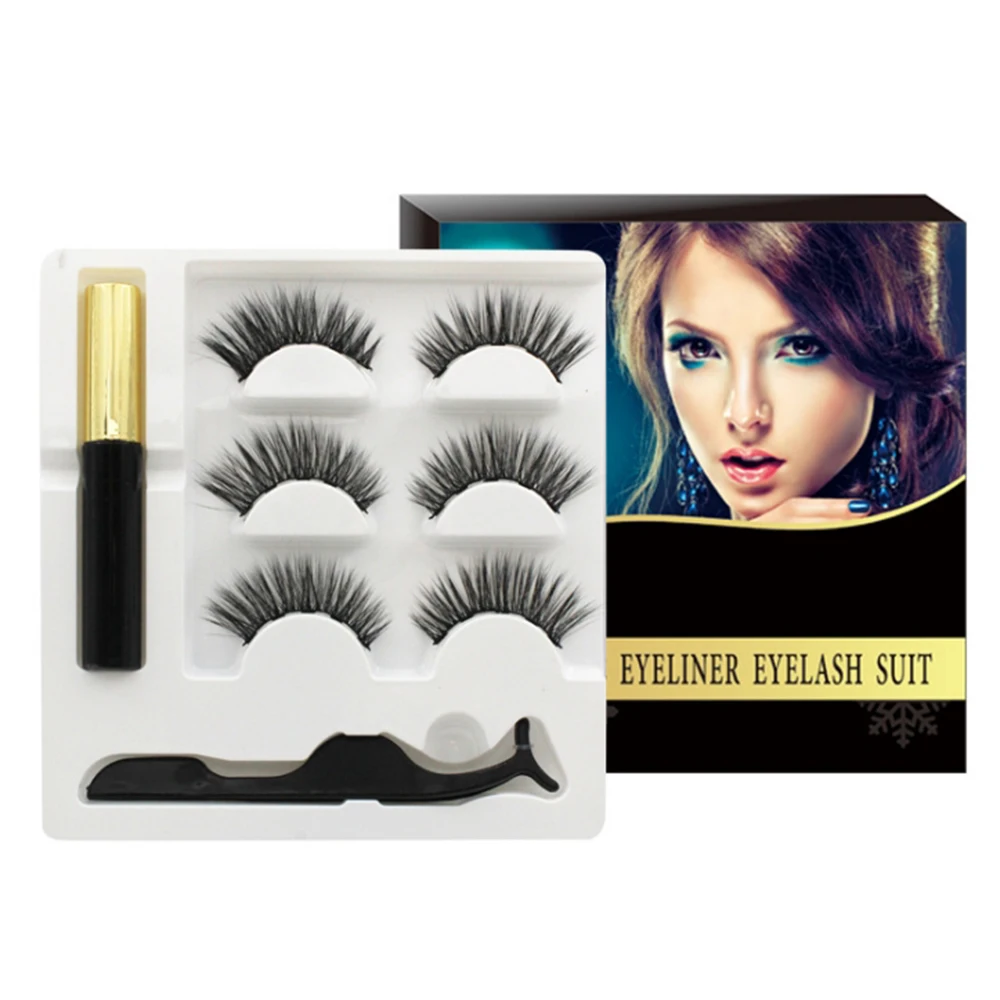 3 Pairs Eye Lashes Magnetic Eyelashes and Eyeliner Set False Eyelashes Magnet Extension Liquid Eyeliner & Tweezer Set Waterproof
3 Pairs Eye Lashes Magnetic Eyelashes and Eyeliner Set False Eyelashes Magnet Extension Liquid Eyeliner & Tweezer Set Waterproof