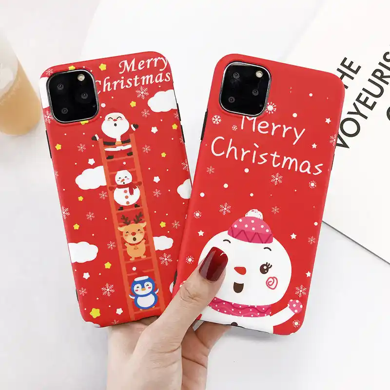 moskado christmas phone case for iphone 7 8 6 6s plus 11 pro x