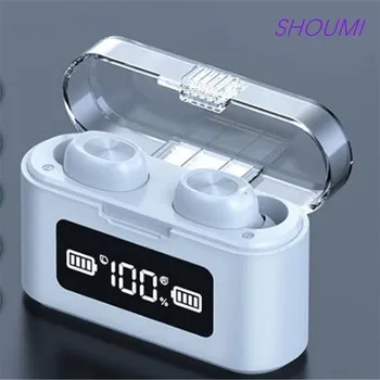 TWS Wireless Earphone Mini Bluetooth Headsets With LED Display Earphones with Mic Charging Box Headset Sport Waterproof Earbuds
TWS Wireless Earphone Mini Bluetooth Headsets With LED Display Earphones with Mic Charging Box Headset Sport Waterproof Earbuds