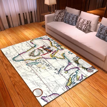 Modern Home Decor Large Carpet Bedroom Rugs and Carpets Soft Flannel Non-slip World Map Pattern Area Rug for Living Room
Modern Home Decor Large Carpet Bedroom Rugs and Carpets Soft Flannel Non-slip World Map Pattern Area Rug for Living Room