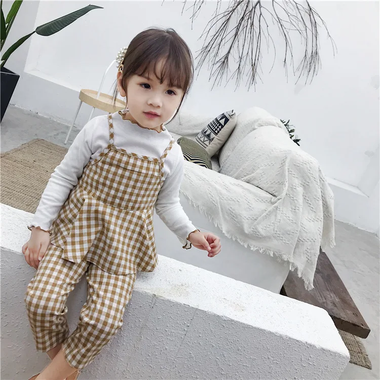 2019 new autumn item girl suit including 3pcs as suspender+long sleeve top+pant two colors
2019 new autumn item girl suit including 3pcs as suspender+long sleeve top+pant two colors