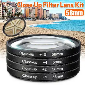 58mm Camera Macro Close up Filter Lens Kit +1 +2 +4 +10 for Canon EOS 1200D 1100D 700D 650D 600D 550D 500D100D Rebel T5i T4i Len
58mm Camera Macro Close up Filter Lens Kit +1 +2 +4 +10 for Canon EOS 1200D 1100D 700D 650D 600D 550D 500D100D Rebel T5i T4i Len